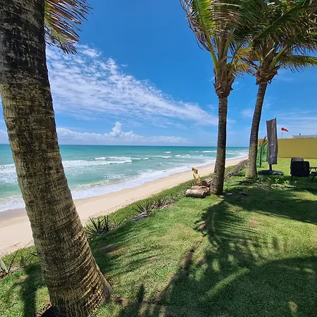 Condominio Exclusivo A Beira Mar - Casa De 04 Quartos Com Piscina E Churrasqueira Barra de Sao Miguel Exterior photo