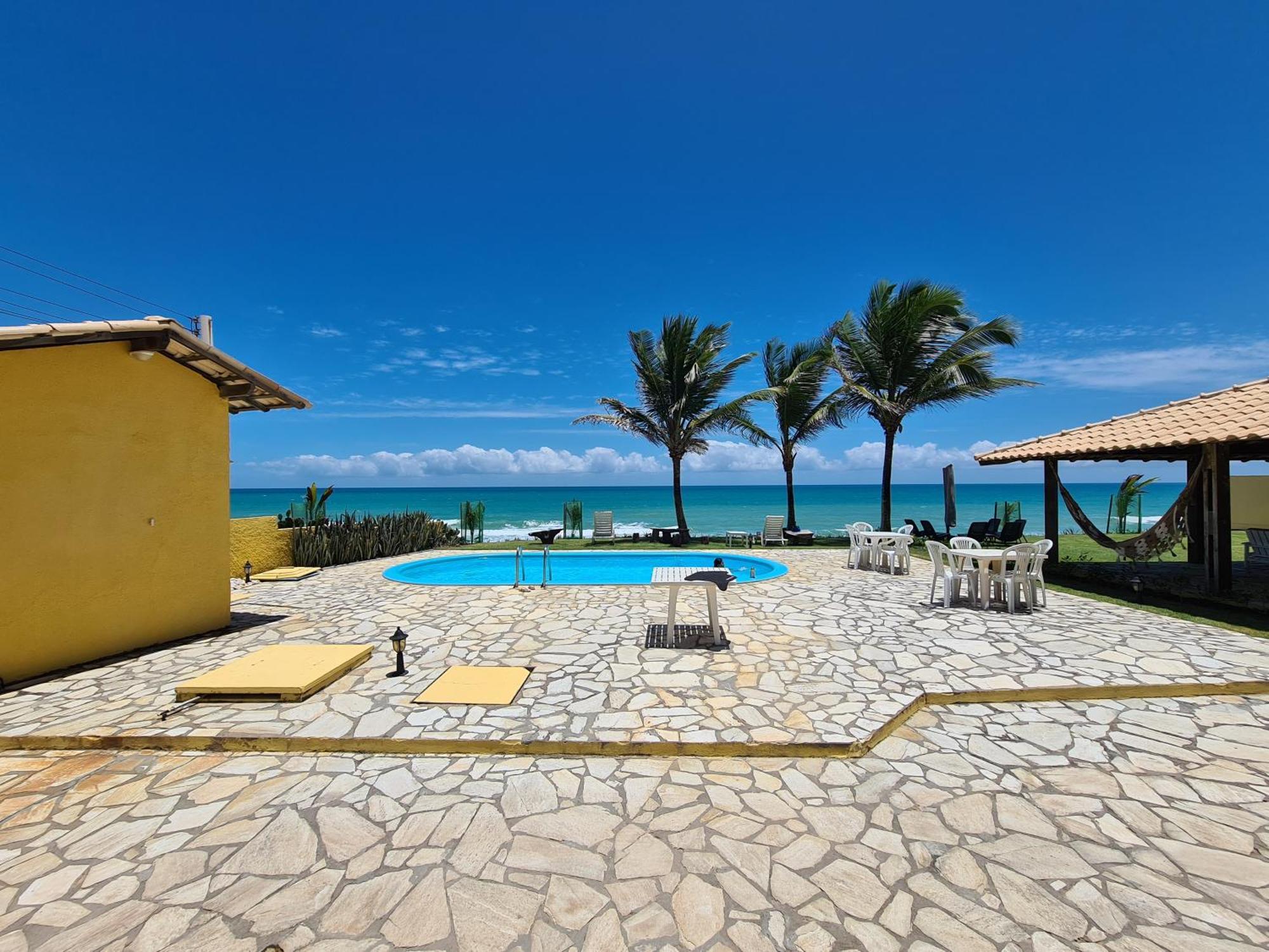 Exclusivo A Beira Mar - Casa De 04 Quartos Com Piscina E Churrasqueira Barra de Sao Miguel