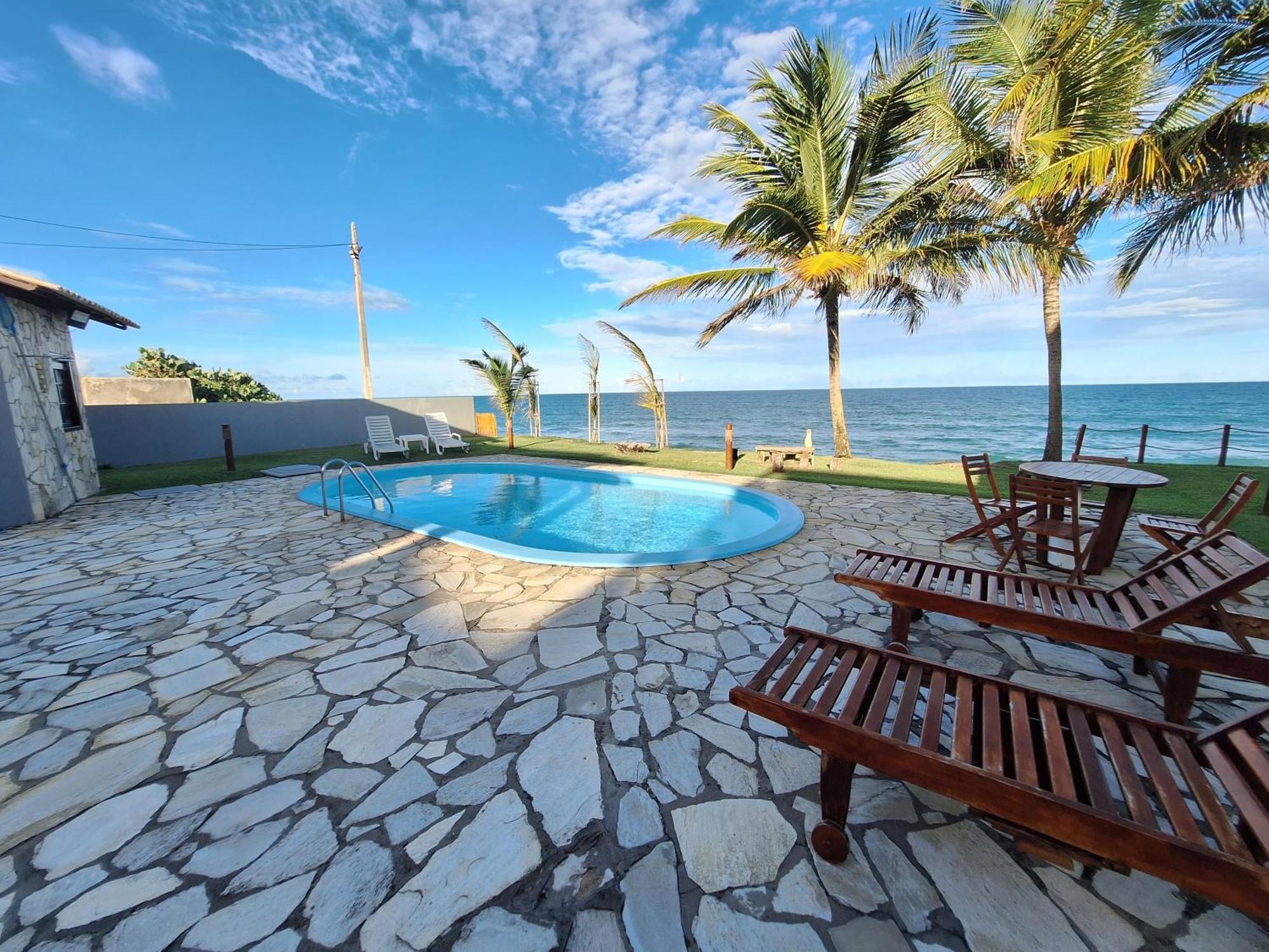 Exclusivo A Beira Mar - Casa De 04 Quartos Com Piscina E Churrasqueira * Barra de Sao Miguel