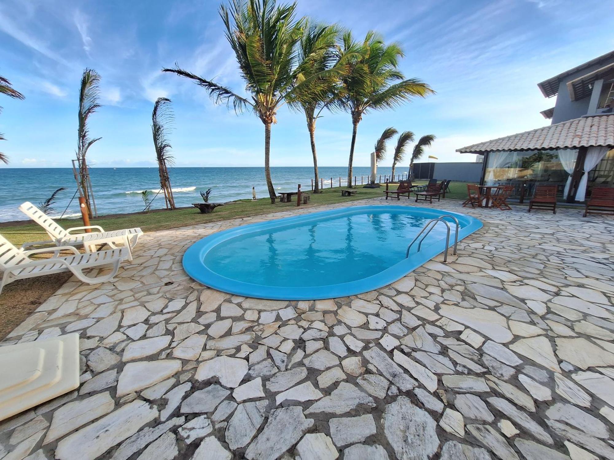 Holiday home Exclusivo A Beira Mar - Casa De 04 Quartos Com Piscina E Churrasqueira Barra de Sao Miguel