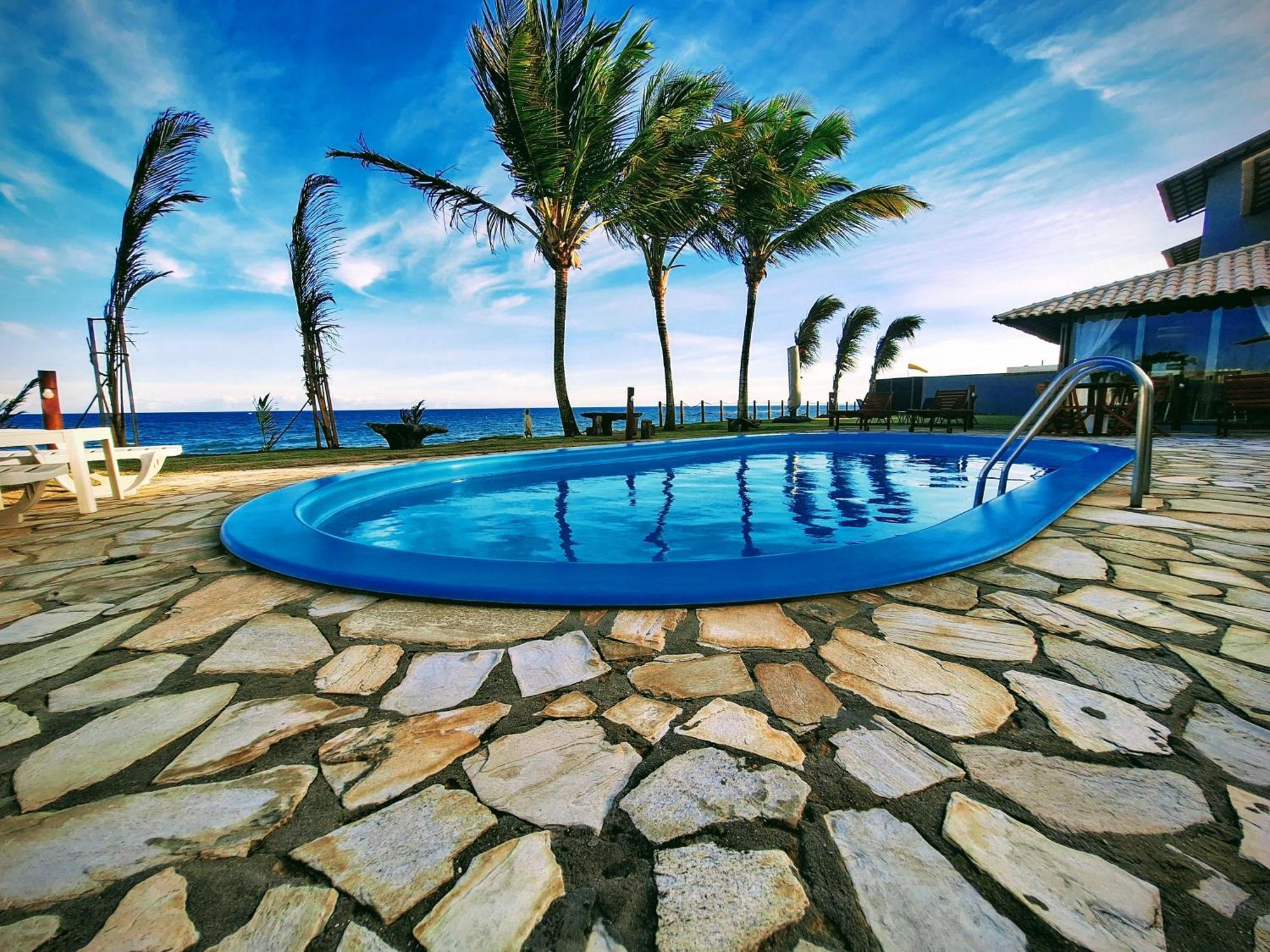 Exclusivo A Beira Mar - Casa De 04 Quartos Com Piscina E Churrasqueira * Barra de Sao Miguel