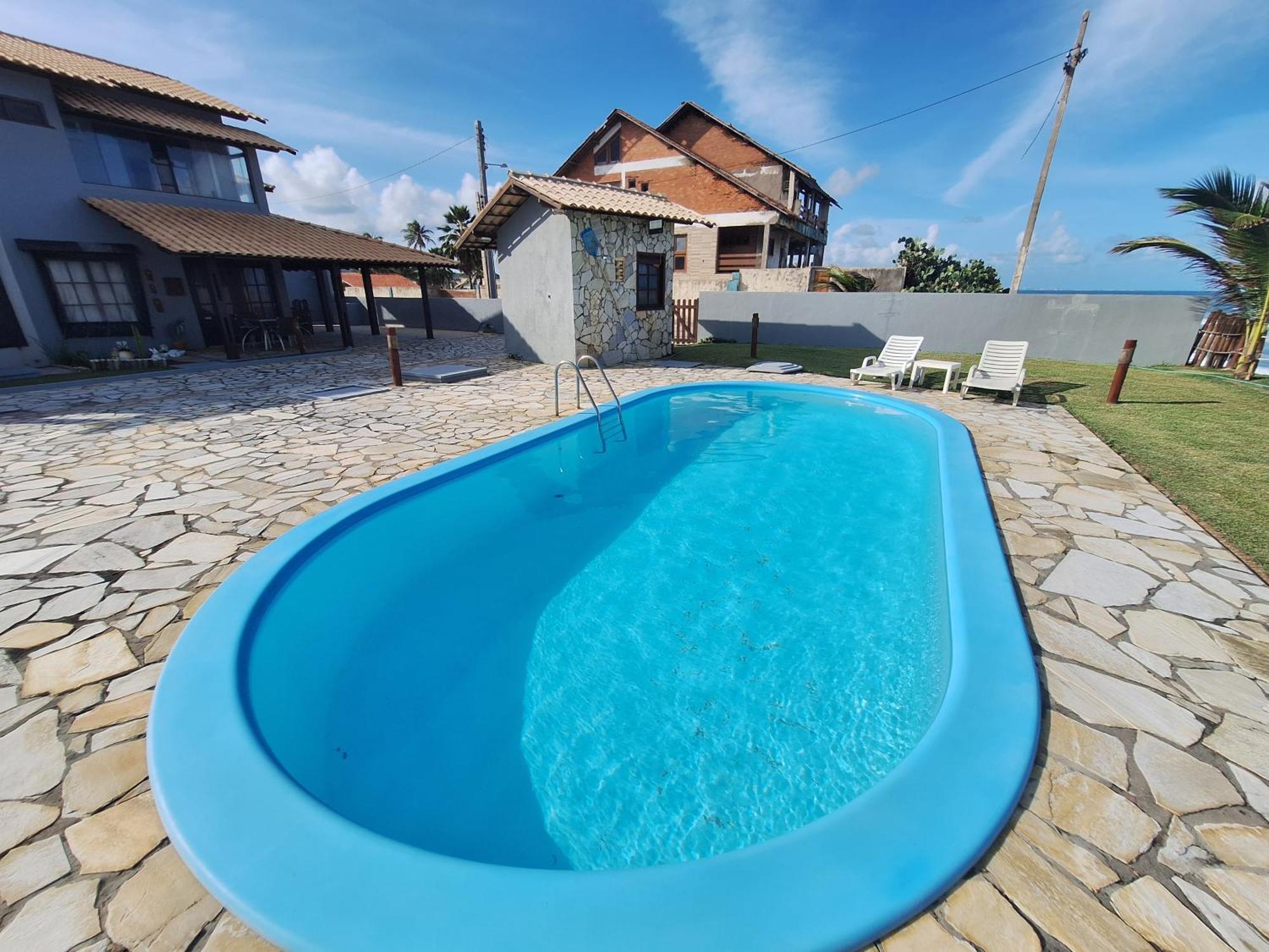 Exclusivo A Beira Mar - Casa De 04 Quartos Com Piscina E Churrasqueira Holiday home Barra de Sao Miguel