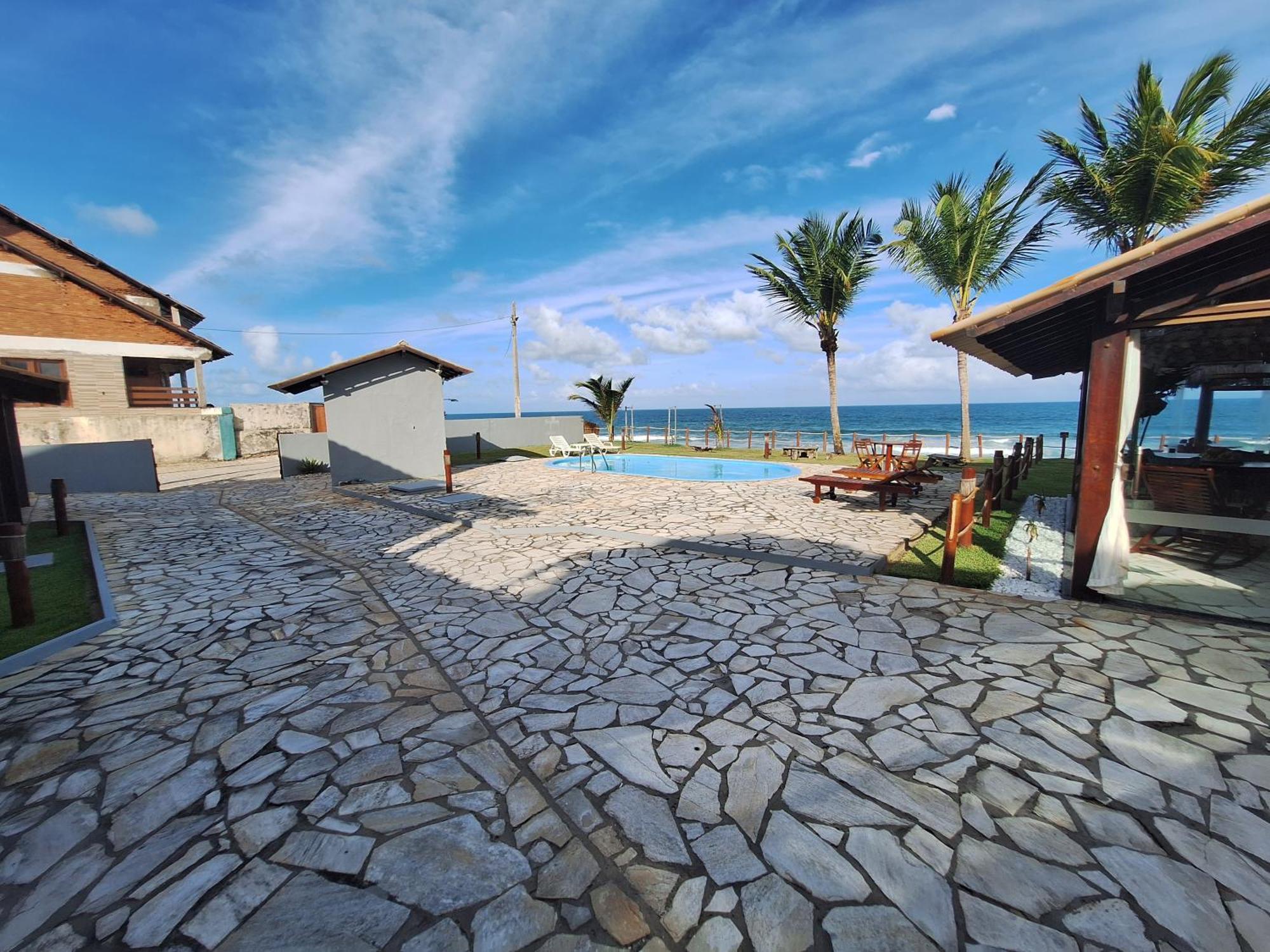 Exclusivo A Beira Mar - Casa De 04 Quartos Com Piscina E Churrasqueira * Barra de Sao Miguel